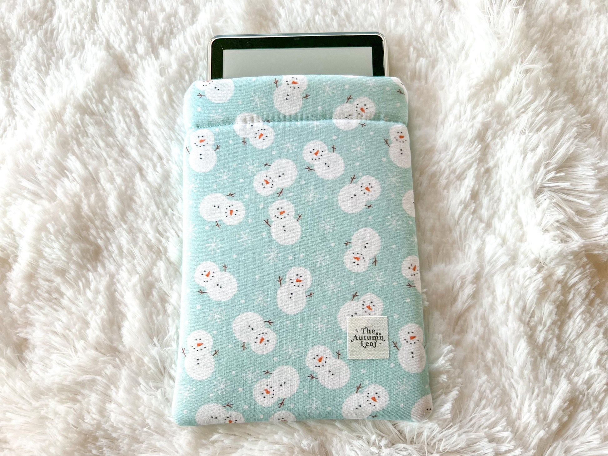 Snowmen Christmas Book Cozy | Christmas Book Cover | Christmas Book Protector | Snowman Book Cover | Cozy Book Cover