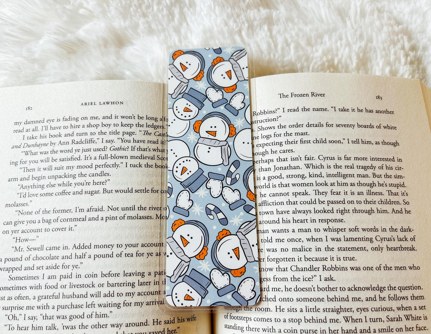 Winter Snowmen Christmas Bookmark | Christmas Bookmark | Winter Bookmark | Gift for Reader | Snow Bookmark | Snowman Bookmark