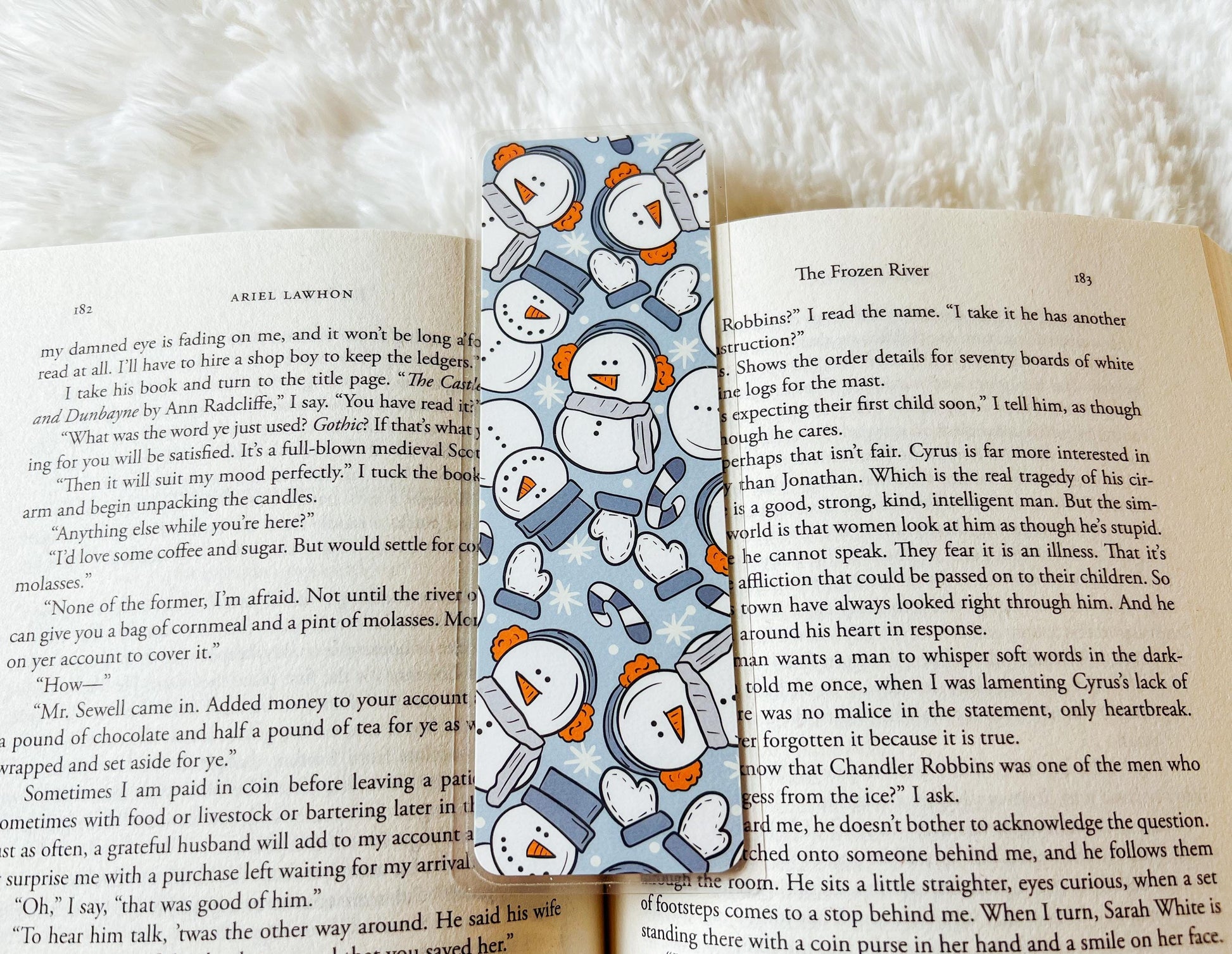 Winter Snowmen Christmas Bookmark | Christmas Bookmark | Winter Bookmark | Gift for Reader | Snow Bookmark | Snowman Bookmark