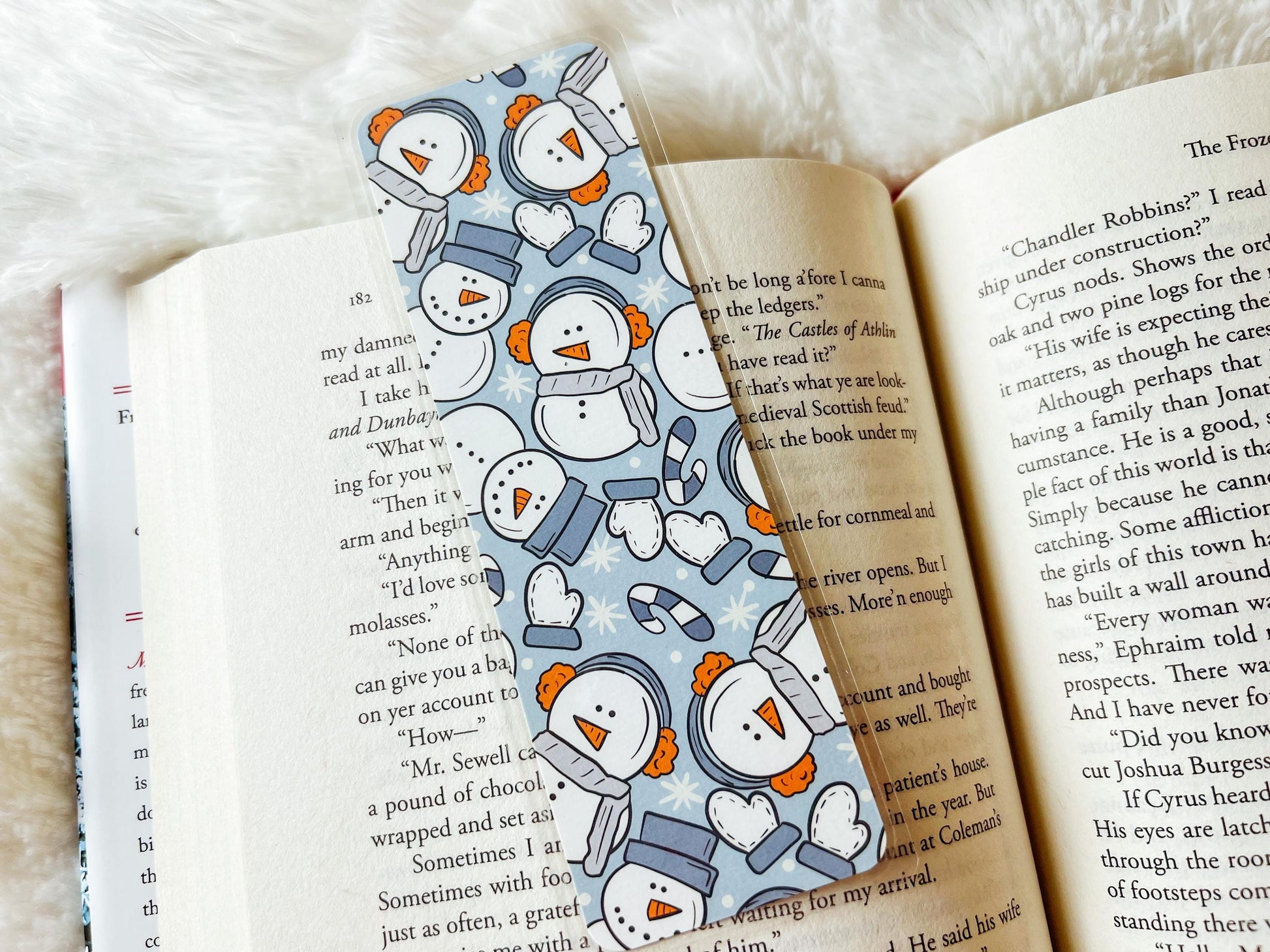 Winter Snowmen Christmas Bookmark | Christmas Bookmark | Winter Bookmark | Gift for Reader | Snow Bookmark | Snowman Bookmark