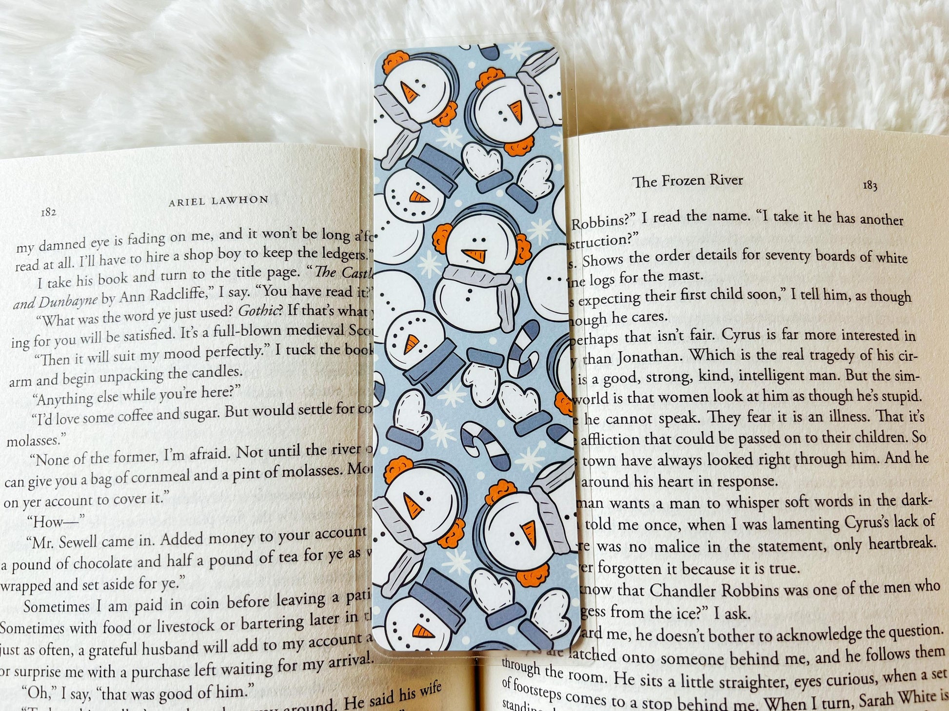 Winter Snowmen Christmas Bookmark | Christmas Bookmark | Winter Bookmark | Gift for Reader | Snow Bookmark | Snowman Bookmark