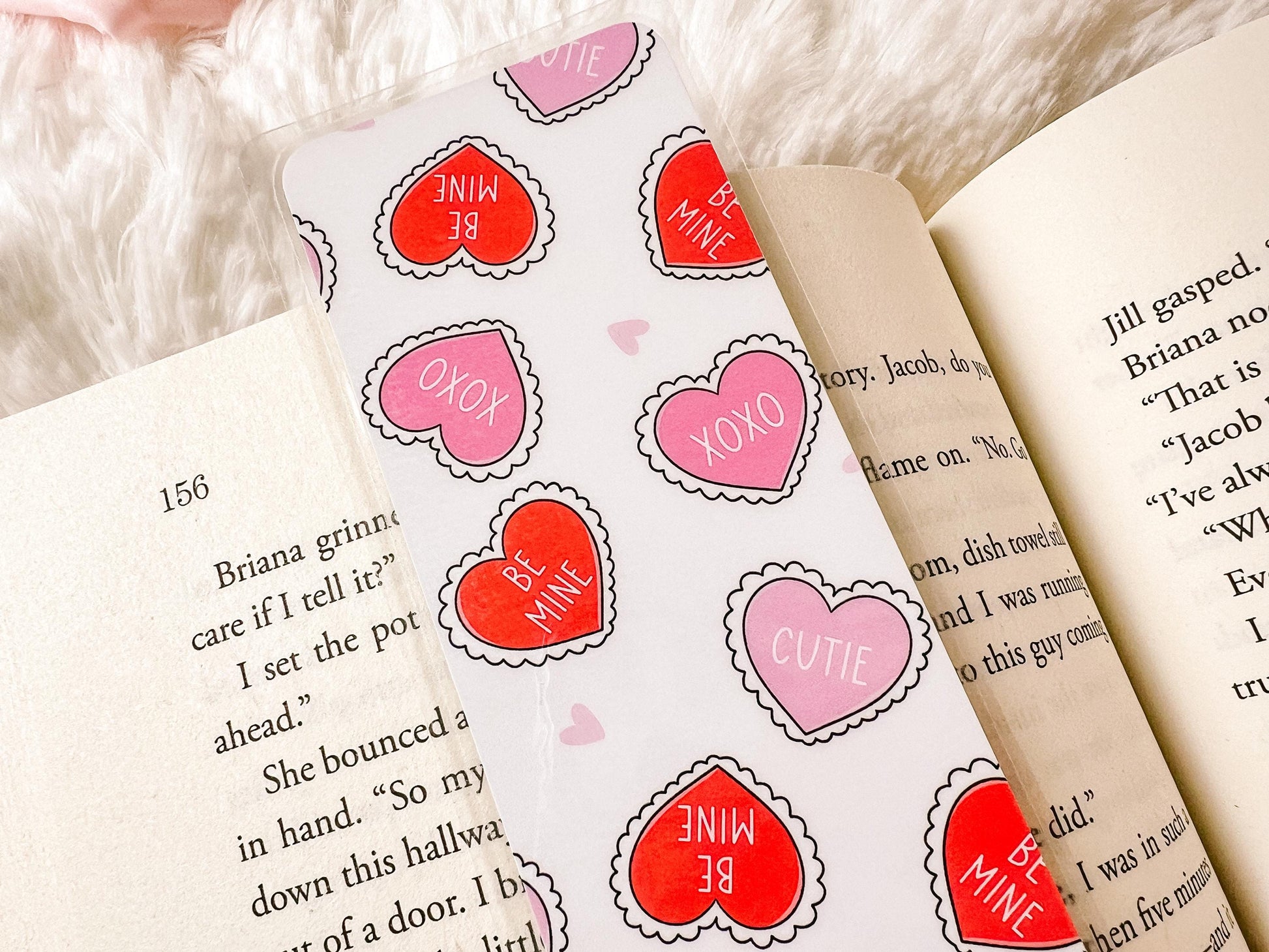 Valentine's Day Hearts & Flowers Bookmark Collection | Valentine's Day Bookmark | Gift for Reader | Hearts Bookmark | Floral Bookmark