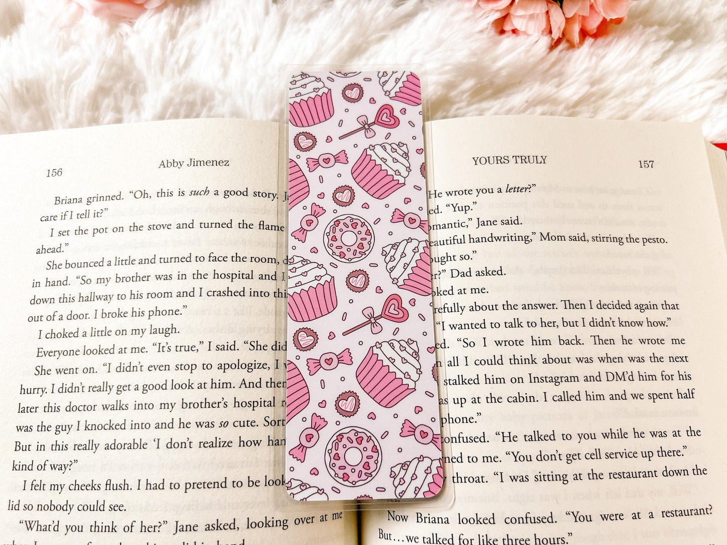 Valentine's Day Cupcakes & Donuts Bookmark | Valentine's Day Bookmark | Donuts Bookmark | Gift for Reader | Cupcake Bookmark