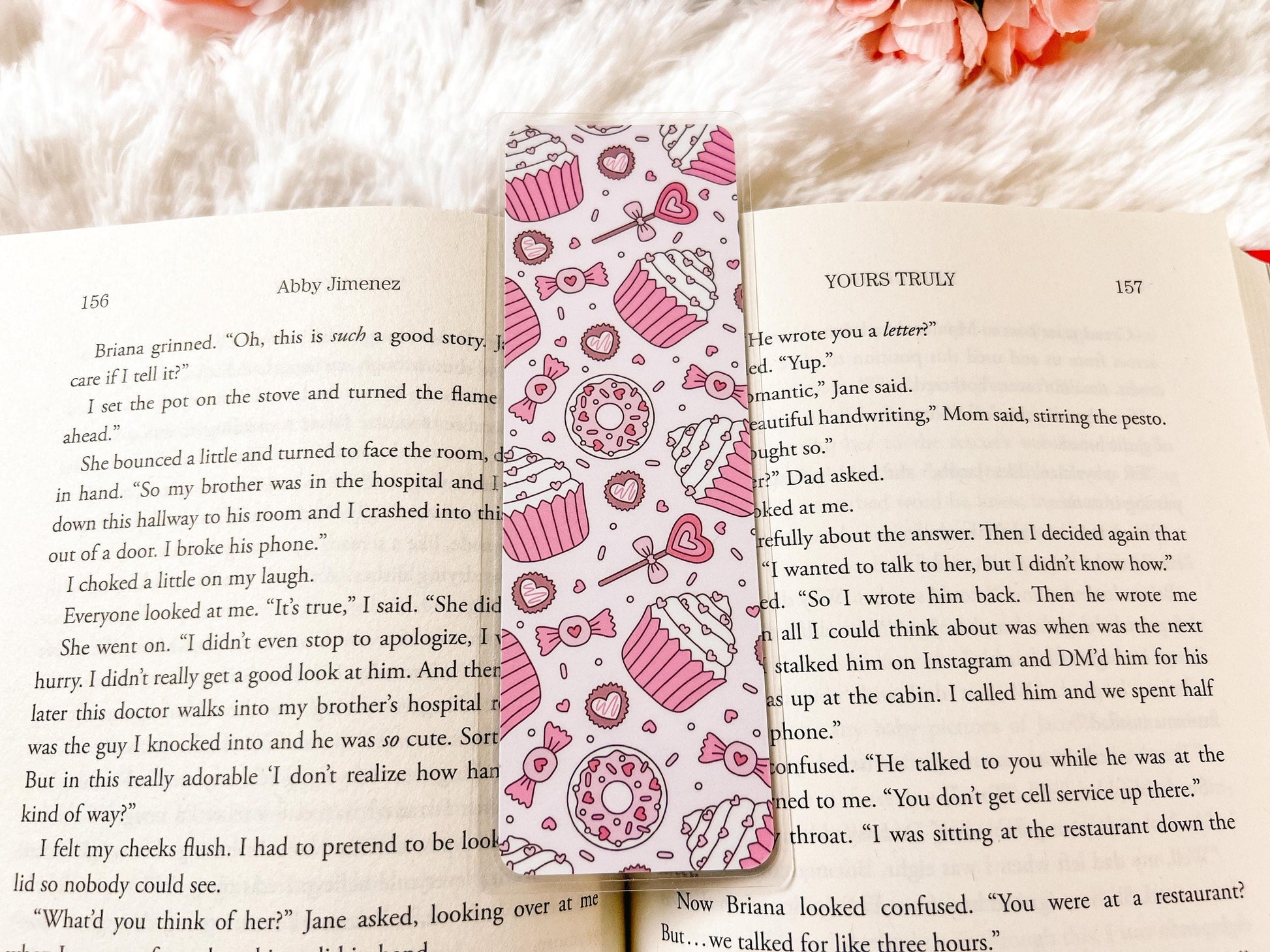 Valentine's Day Cupcakes & Donuts Bookmark | Valentine's Day Bookmark | Donuts Bookmark | Gift for Reader | Cupcake Bookmark