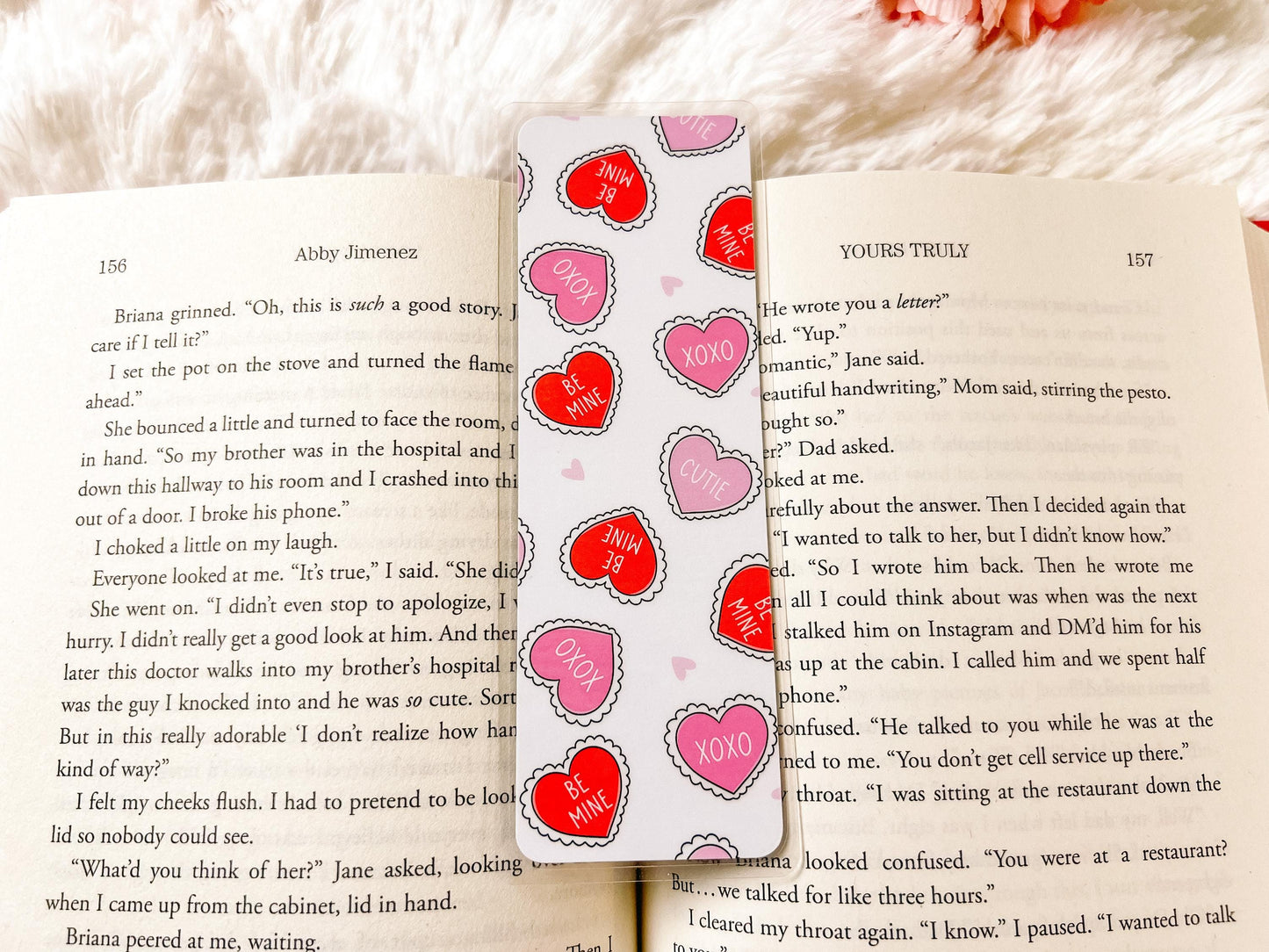 Valentine's Day Hearts & Flowers Bookmark Collection | Valentine's Day Bookmark | Gift for Reader | Hearts Bookmark | Floral Bookmark