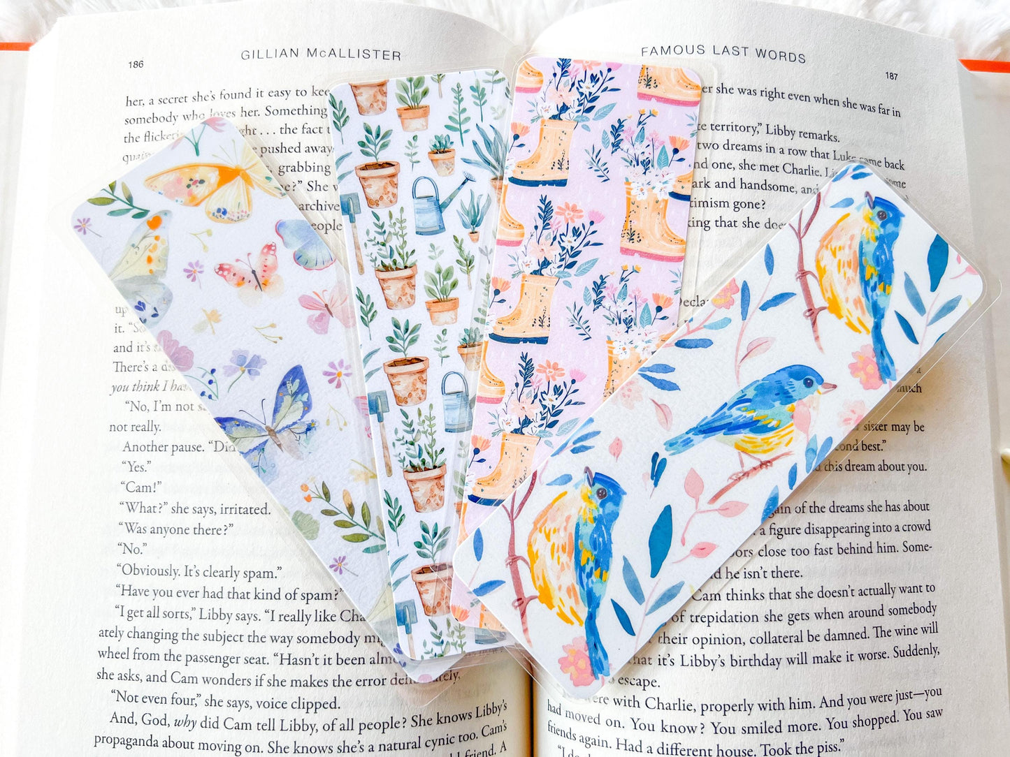 Spring Bookmark Collection | Spring Bookmarks | Gift for Reader | Easter Bookmark | Bookish Bookmark