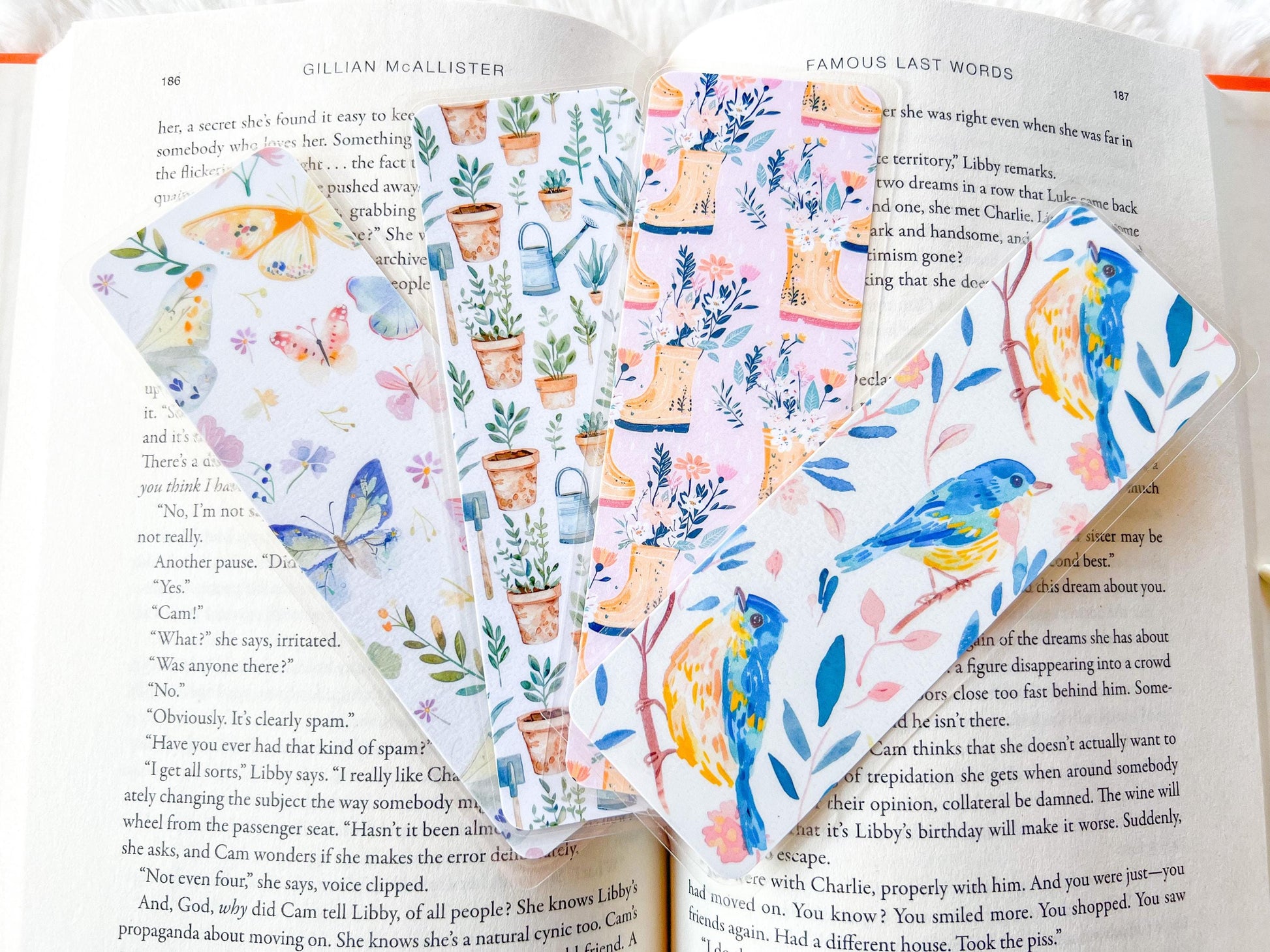 Spring Bookmark Collection | Spring Bookmarks | Gift for Reader | Easter Bookmark | Bookish Bookmark
