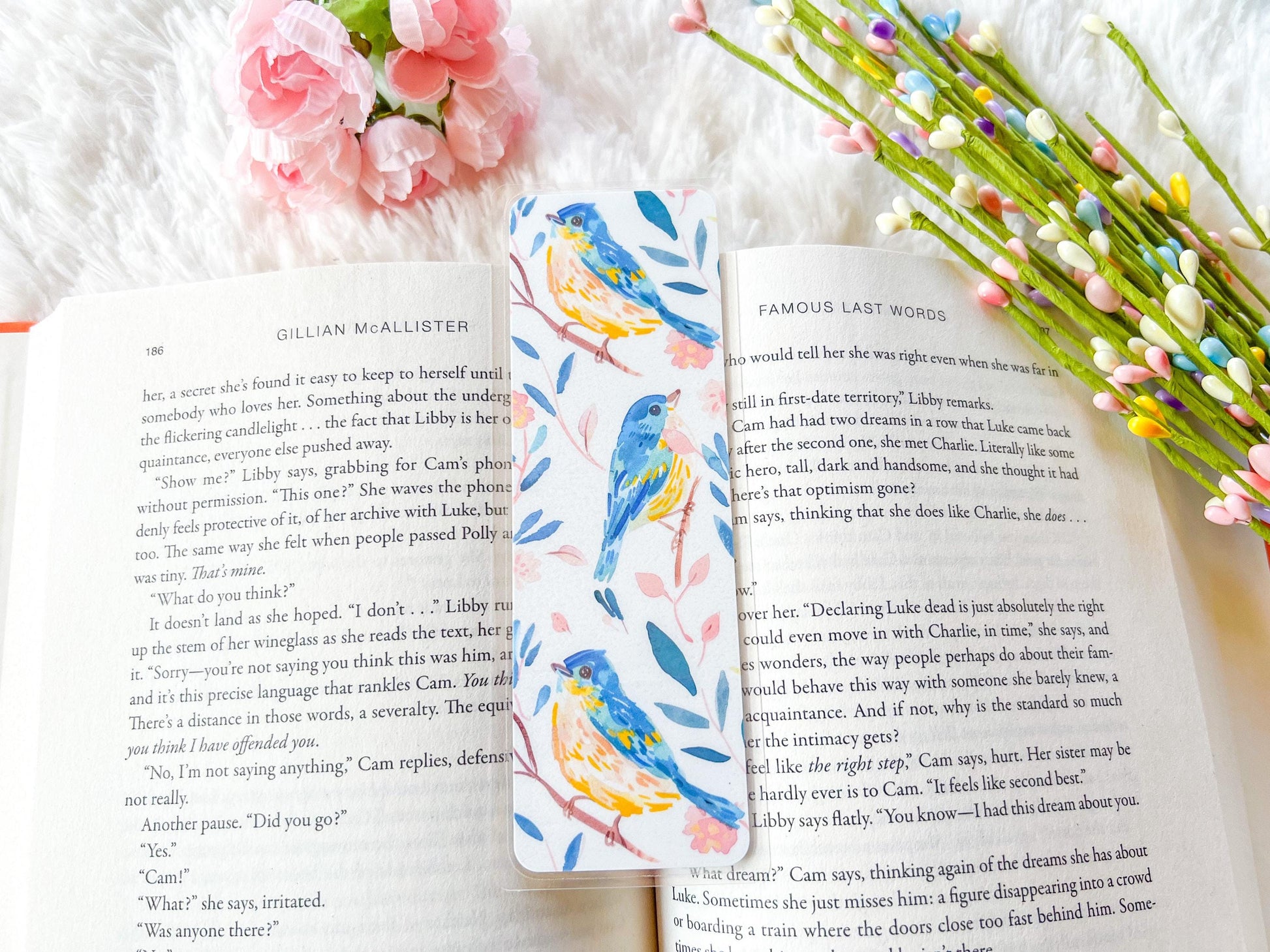 Spring Bookmark Collection | Spring Bookmarks | Gift for Reader | Easter Bookmark | Bookish Bookmark