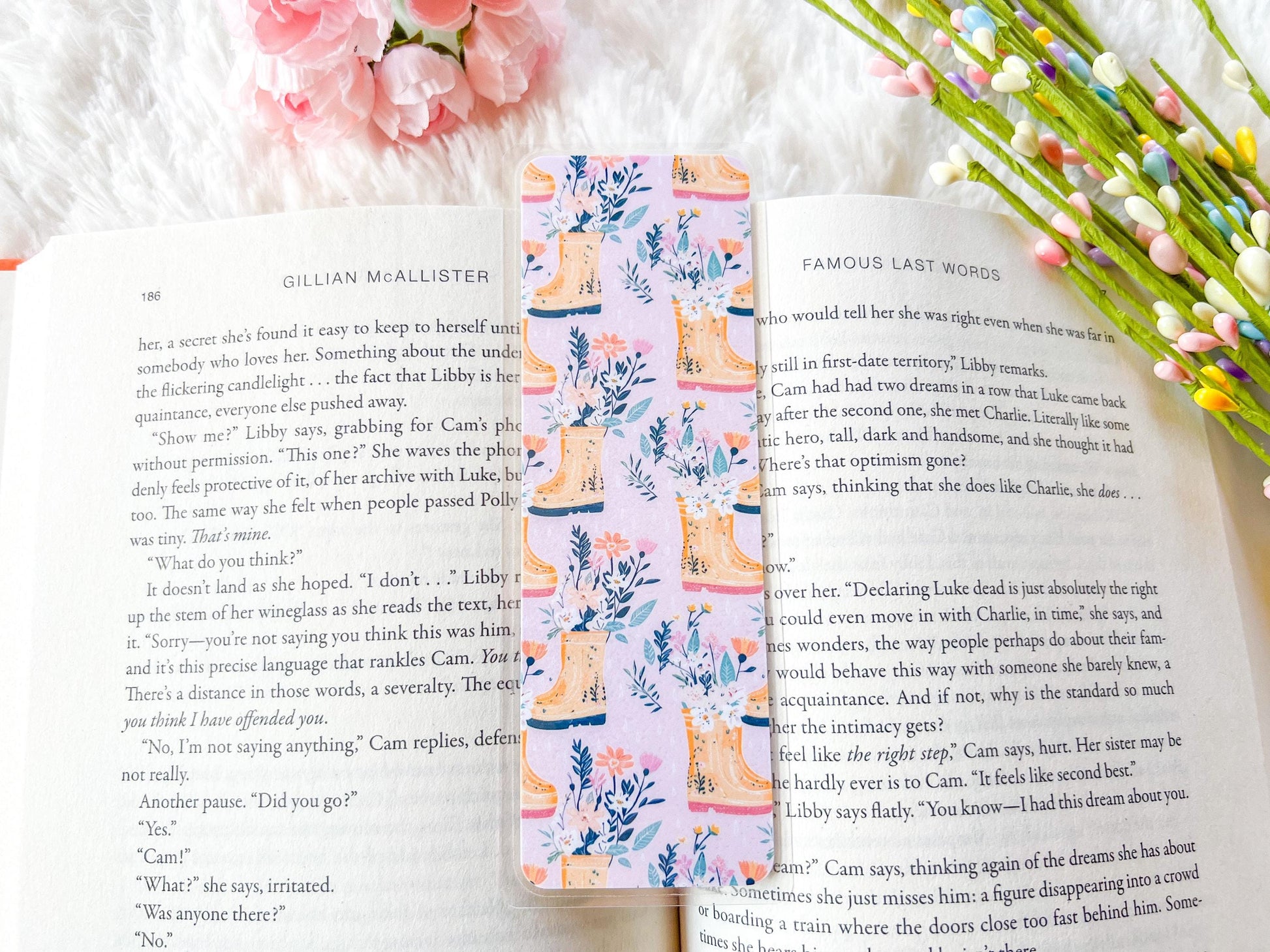 Spring Bookmark Collection | Spring Bookmarks | Gift for Reader | Easter Bookmark | Bookish Bookmark