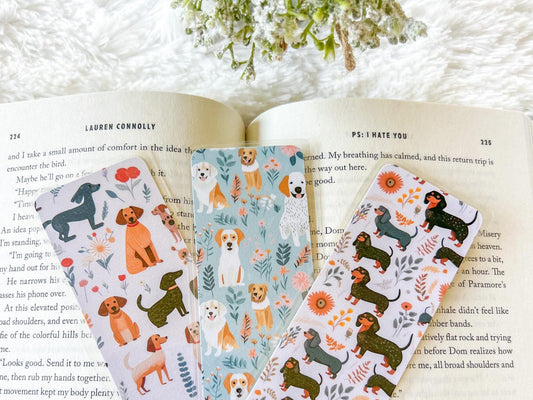 Cute Dogs Bookmark Collection | Dog Bookmark | Bookworm Gift | Gift for Reader | Gift for Book Lover | Gift for Dog Lover