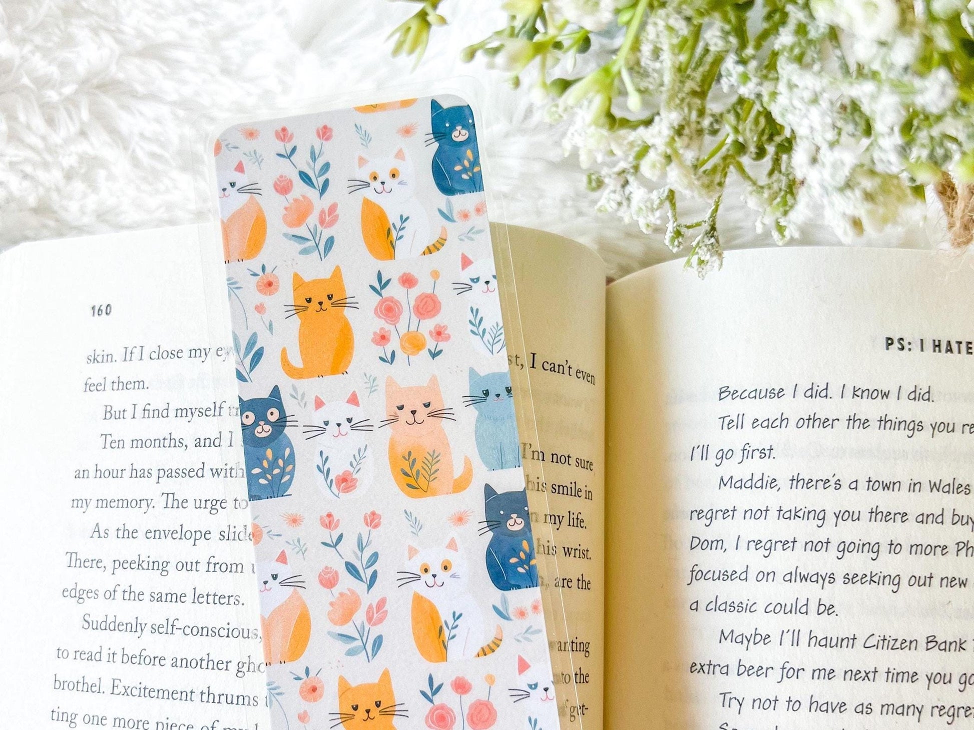 Cute Cats & Books Bookmark Collection | Cats Bookmark | Bookworm Gift | Gift for Reader | Gift for Book Lover | Gift for Cat Lover