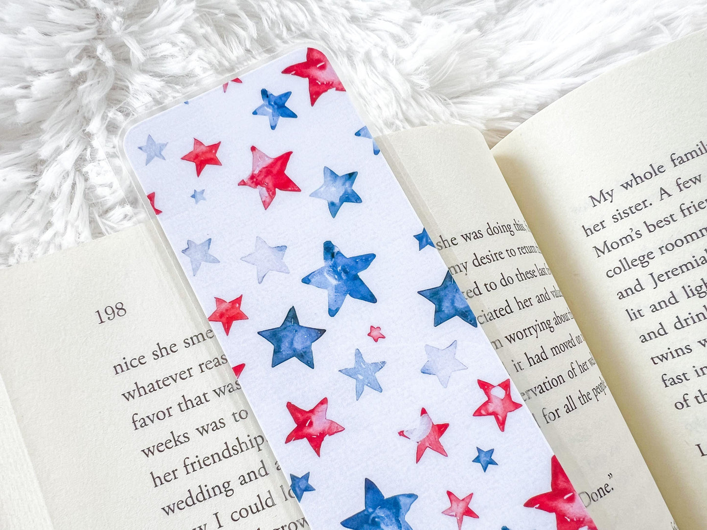 Patriotic Red, White & Blue Bookmark Collection | Bookworm Gift | Gift for Reader | Gift for Book Lover | 4th of July Bookmark