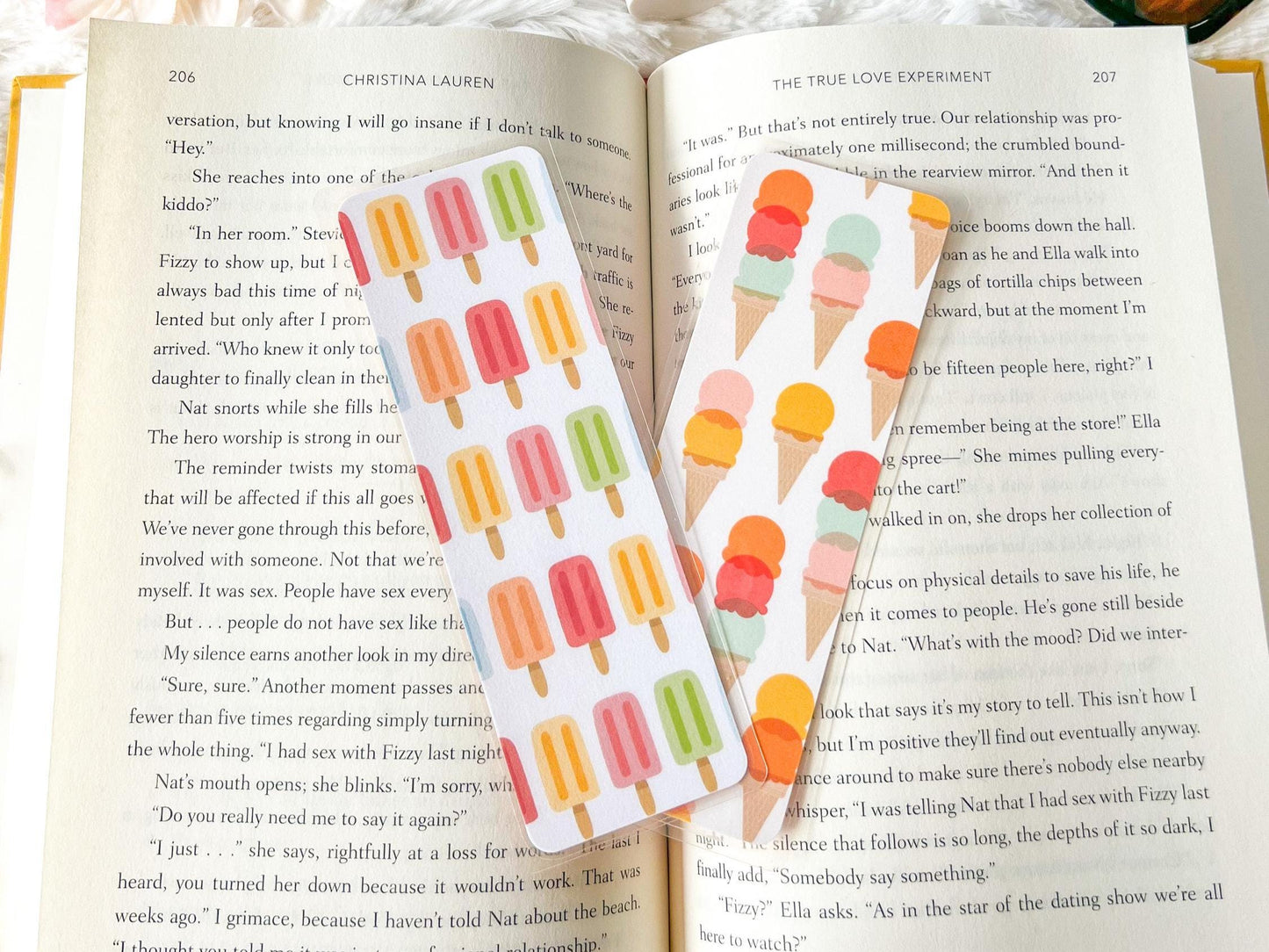 Ice Cream Cones & Popsicles Summer Bookmark Collection | Summer Bookmark | Ice Cream Bookmark | Gift for Reader | Popsicle Bookmark