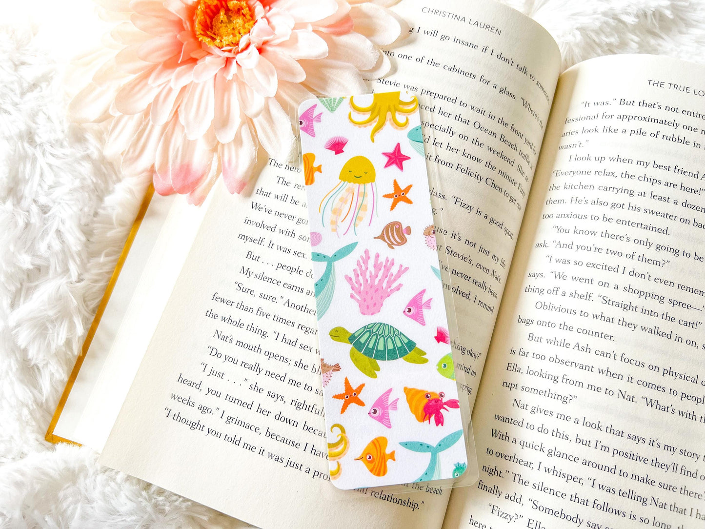 Ocean Life Bookmarks | Summer Bookmark | Turtle Bookmark | Bookworm Gift | Gift for Reader | Beach Bookmark | Whales Bookmark