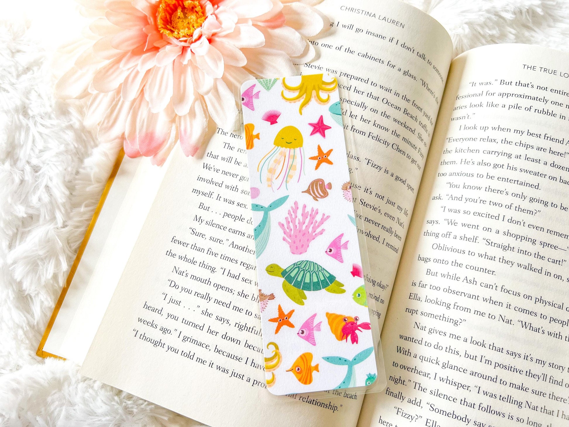 Ocean Life Bookmarks | Summer Bookmark | Turtle Bookmark | Bookworm Gift | Gift for Reader | Beach Bookmark | Whales Bookmark