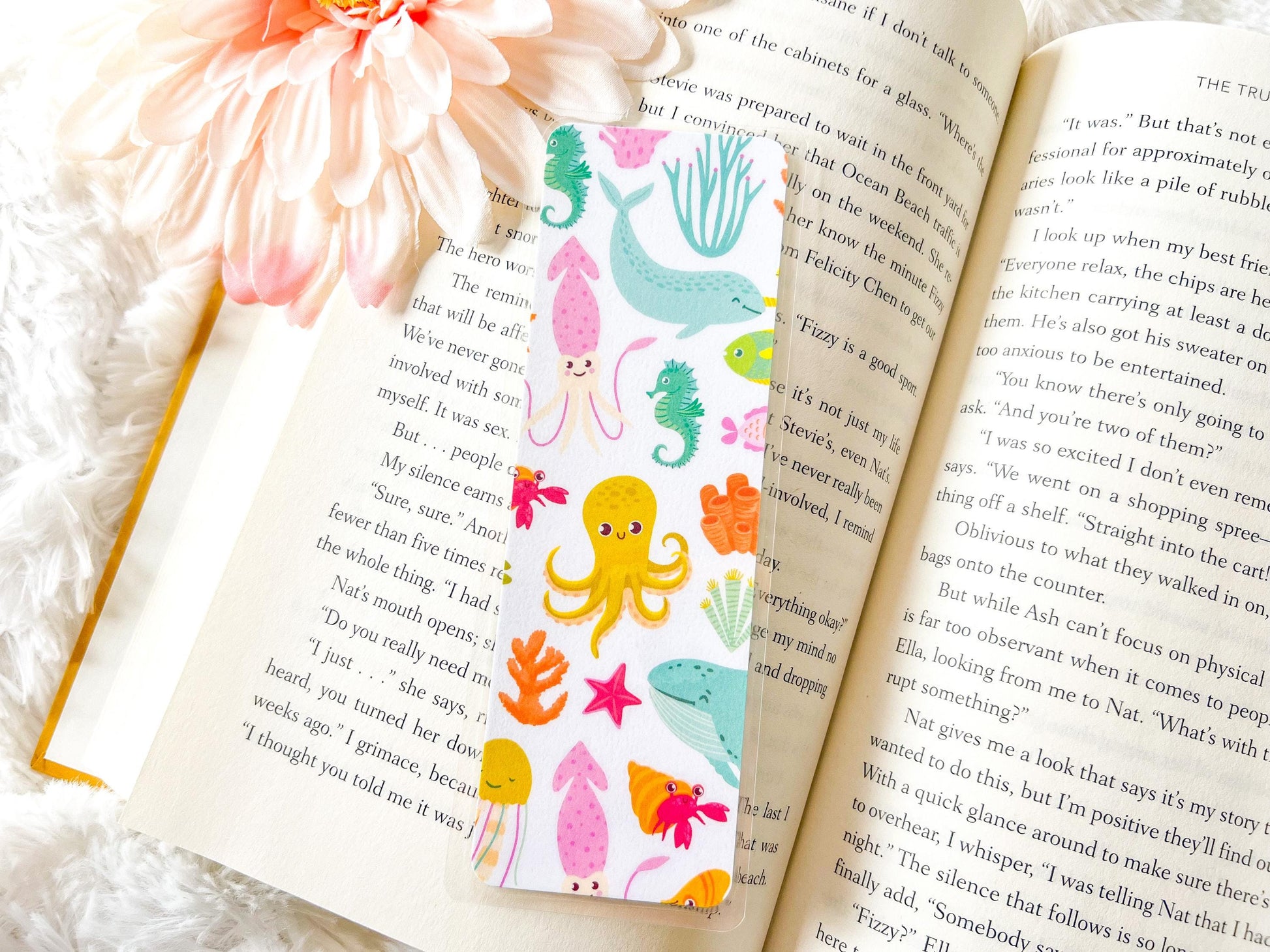 Ocean Life Bookmarks | Summer Bookmark | Turtle Bookmark | Bookworm Gift | Gift for Reader | Beach Bookmark | Whales Bookmark