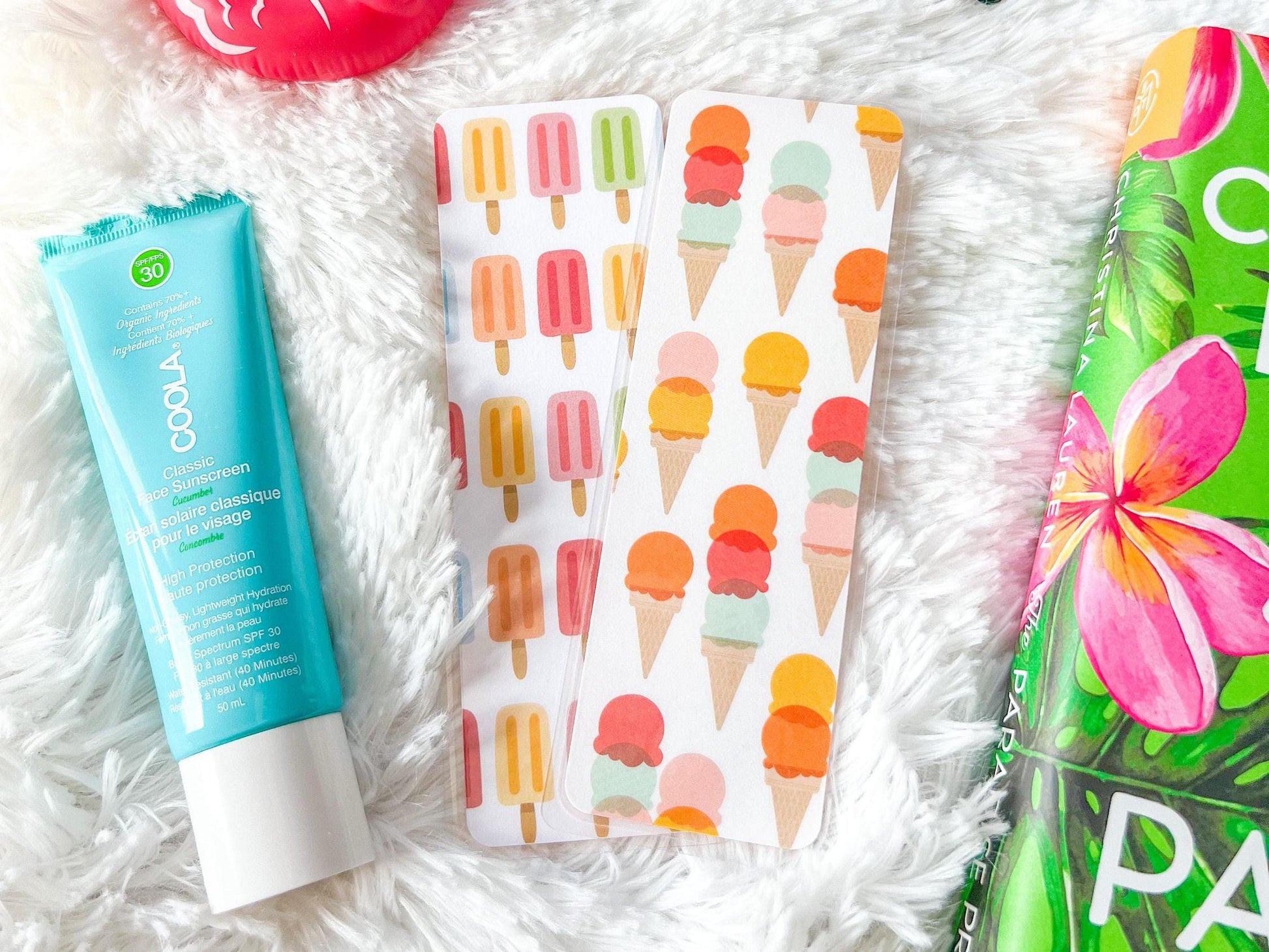 Ice Cream Cones & Popsicles Summer Bookmark Collection | Summer Bookmark | Ice Cream Bookmark | Gift for Reader | Popsicle Bookmark