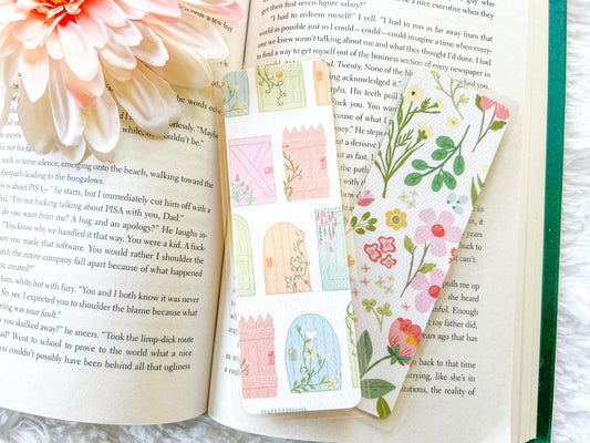 Garden Gates & Flowers Summer Bookmark Collection | Summer Bookmark | Garden Bookmark | Gift for Reader | Floral Bookmark