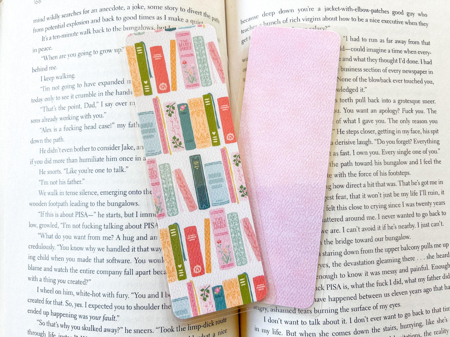 Summer Bookshelf Bookmark | Summer Bookmark | Gift for Reader | Flowers Bookmark | Bookish Bookmark | Bookshelf Bookmar