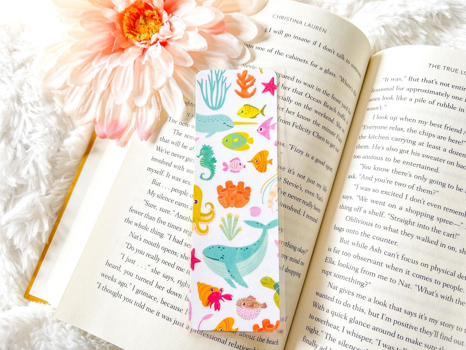 Ocean Life Bookmarks | Summer Bookmark | Turtle Bookmark | Bookworm Gift | Gift for Reader | Beach Bookmark | Whales Bookmark