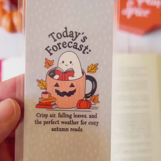 Autumn Reads Fall Bookmark