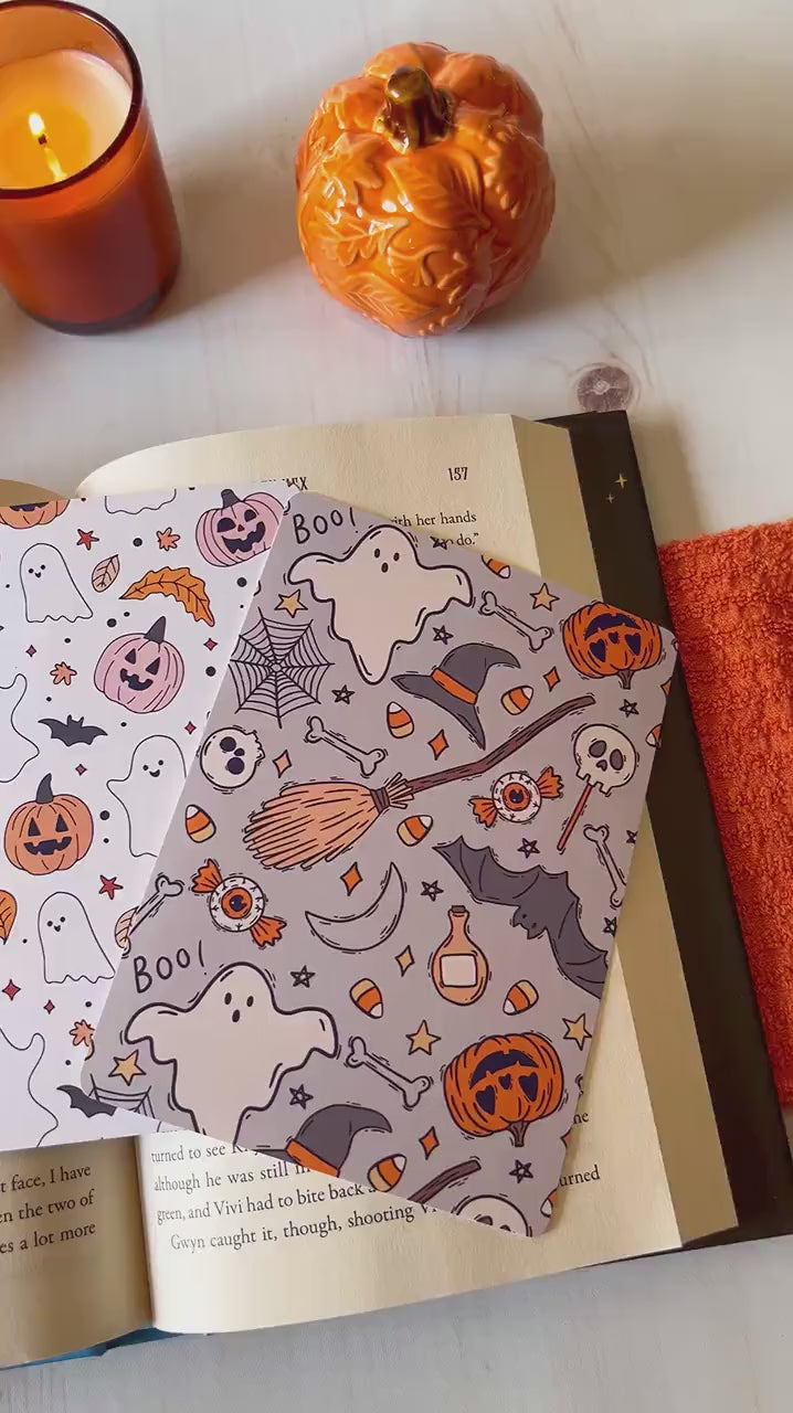 Halloween Ghosts & Bats E-Reader Case Inserts