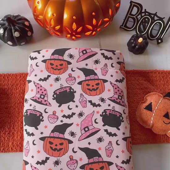 Pumpkin Witches Halloween Book Sleeve