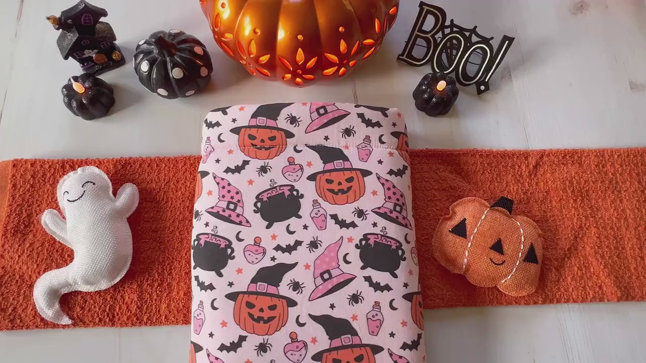 Pumpkin Witches Halloween Book Sleeve