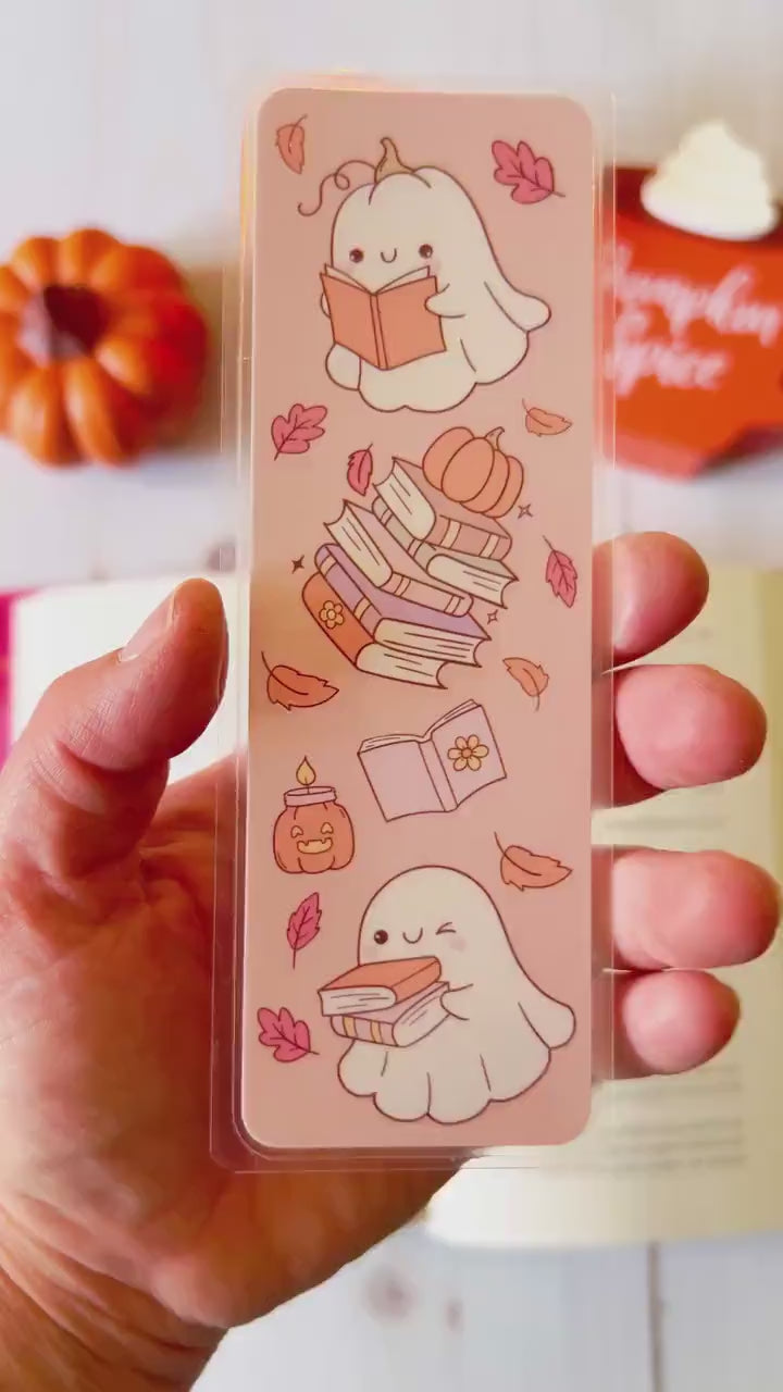 Ghosts & Reading Fall Bookmark
